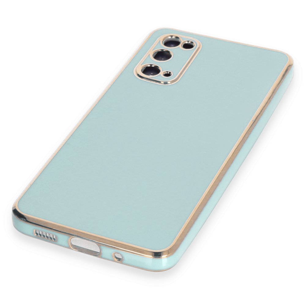 Newface Samsung Galaxy S20 Kılıf Volet Silikon - Açık Yeşil