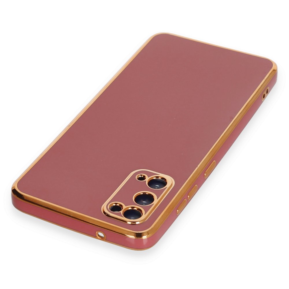 Newface Samsung Galaxy S20 Kılıf Volet Silikon - Kırmızı