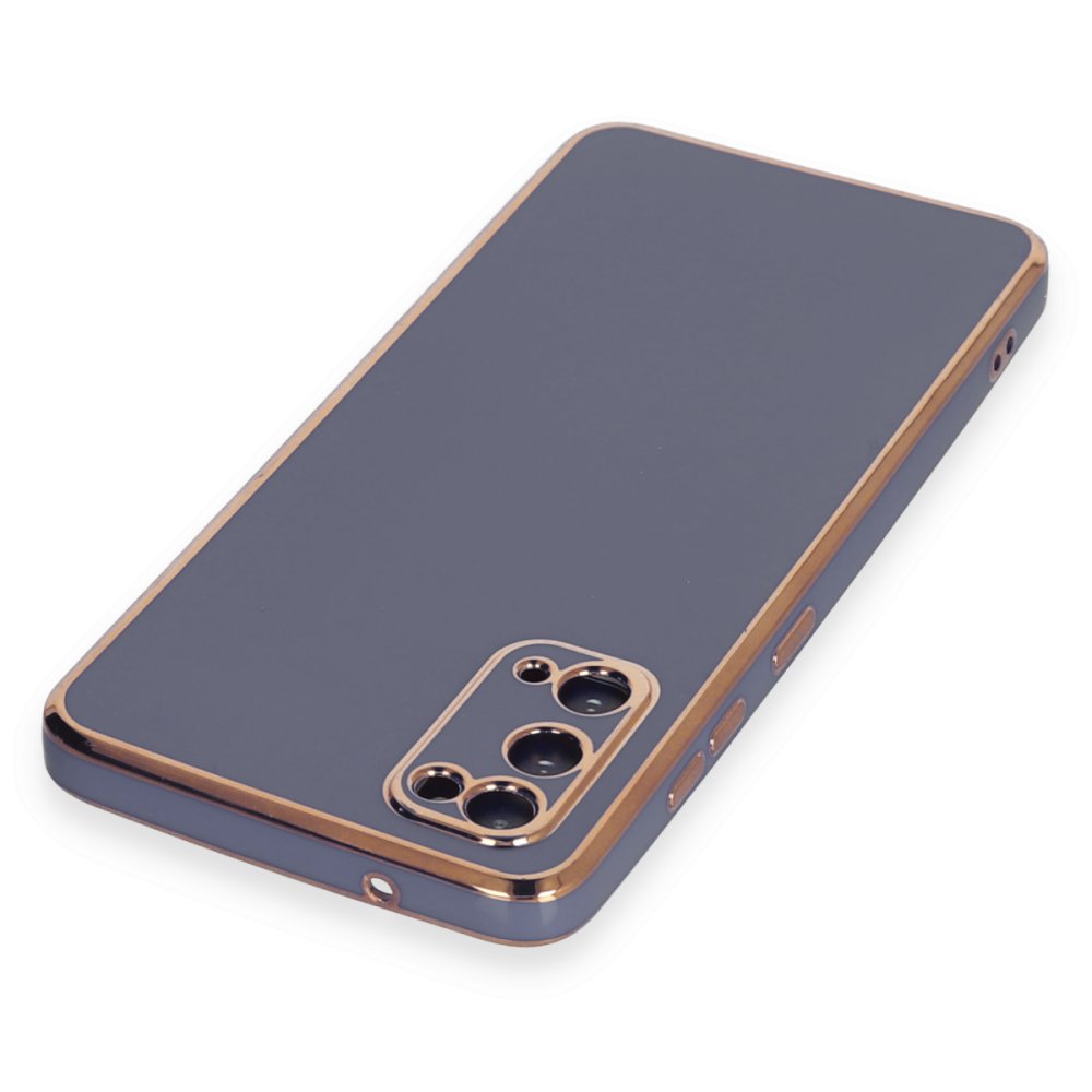 Newface Samsung Galaxy S20 Kılıf Volet Silikon - Mavi