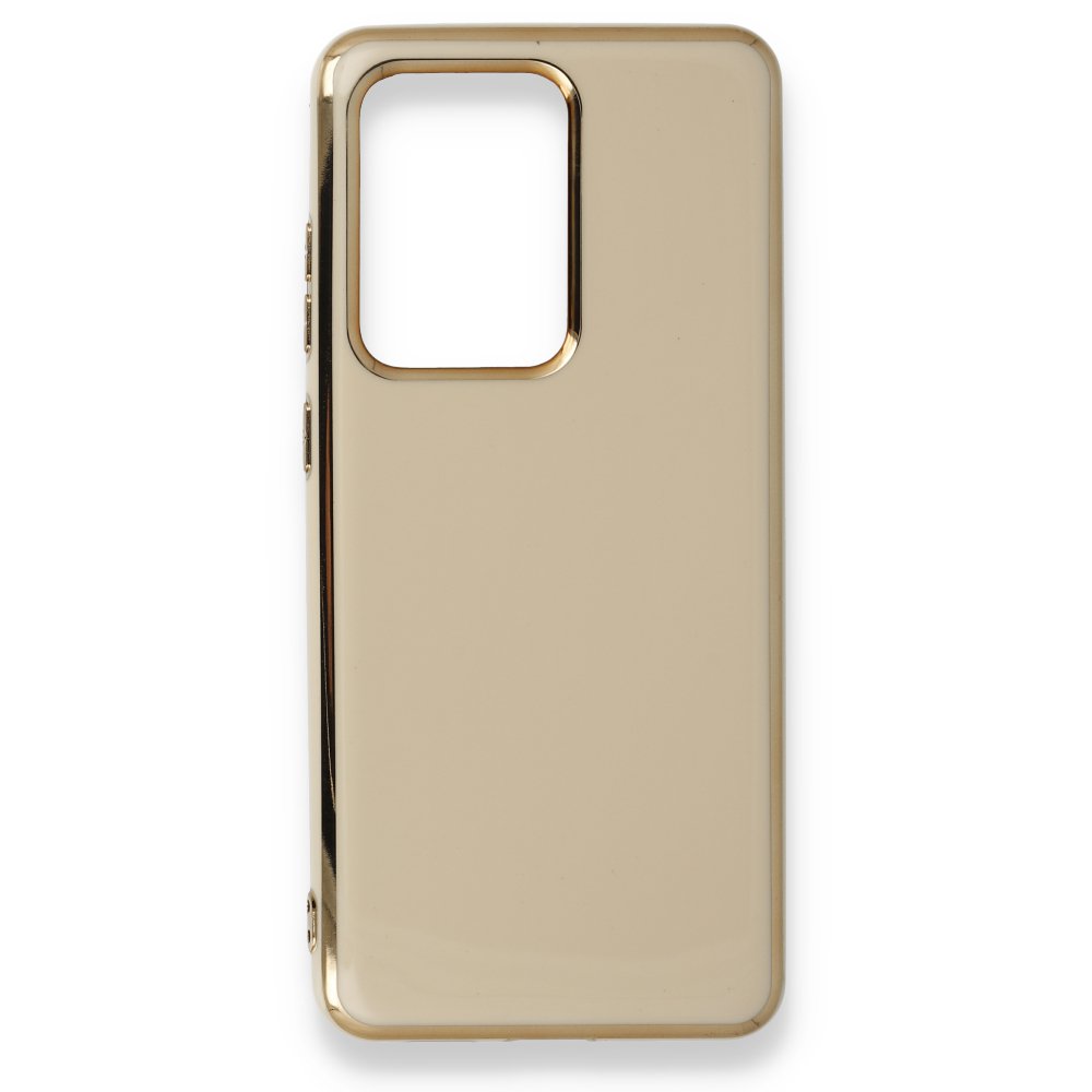 Newface Samsung Galaxy S20 Ultra Kılıf İkon Silikon - Gold