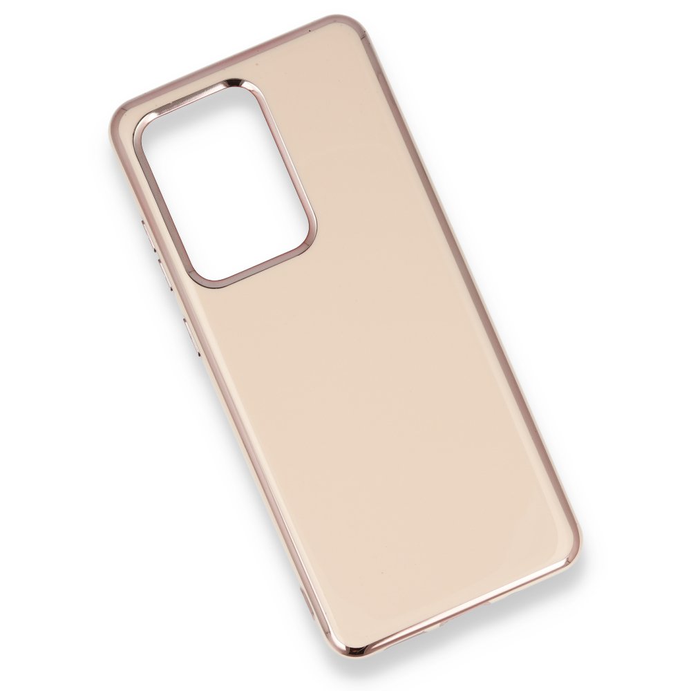 Newface Samsung Galaxy S20 Ultra Kılıf İkon Silikon - Rose Gold