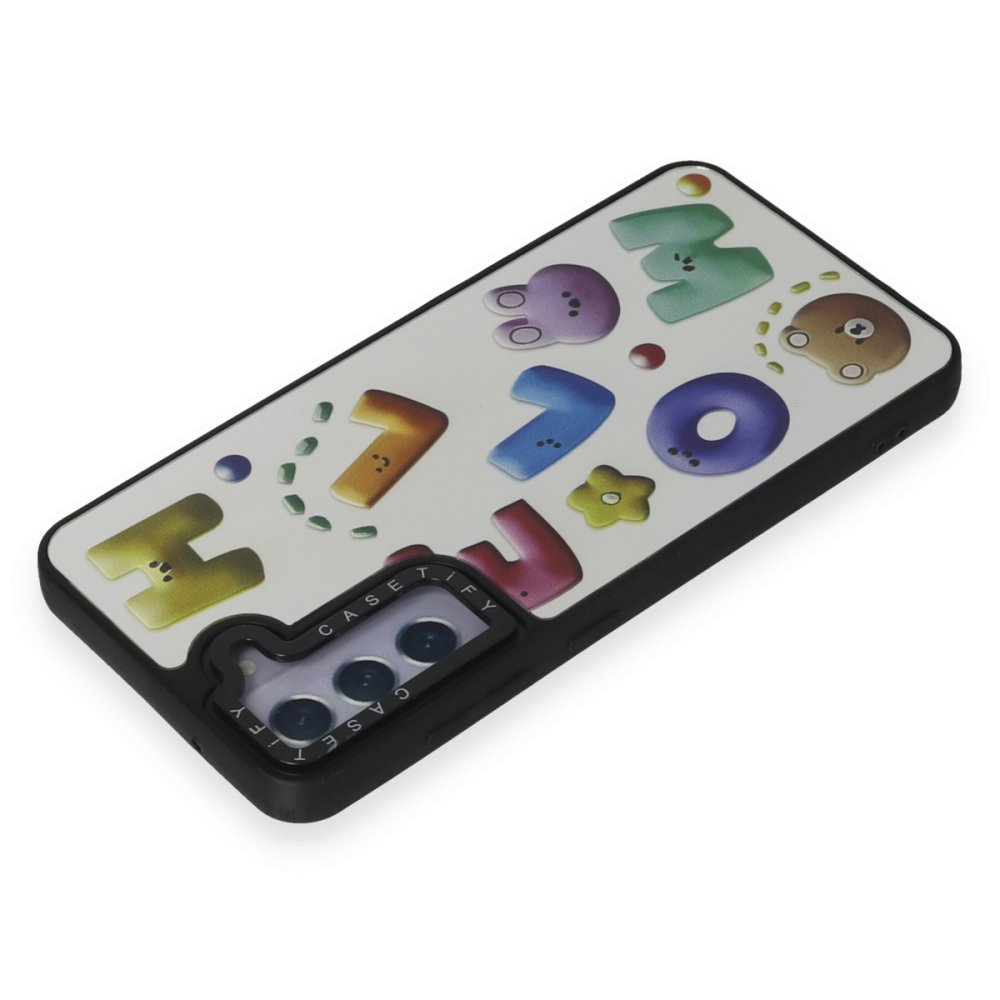 Newface Samsung Galaxy S21 FE Kılıf Mirror Desenli Kapak - Mirror - 15