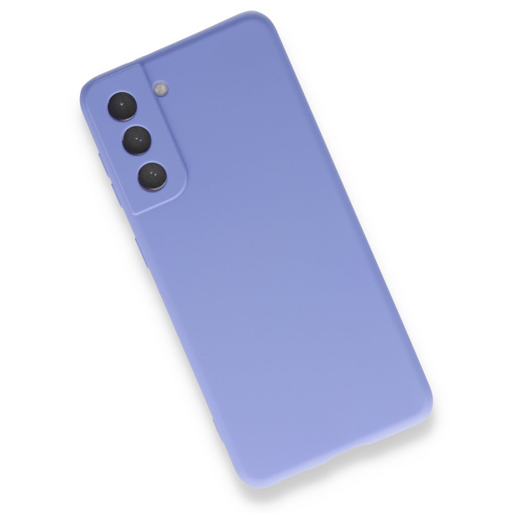 Newface Samsung Galaxy S21 FE Kılıf First Silikon - Lila