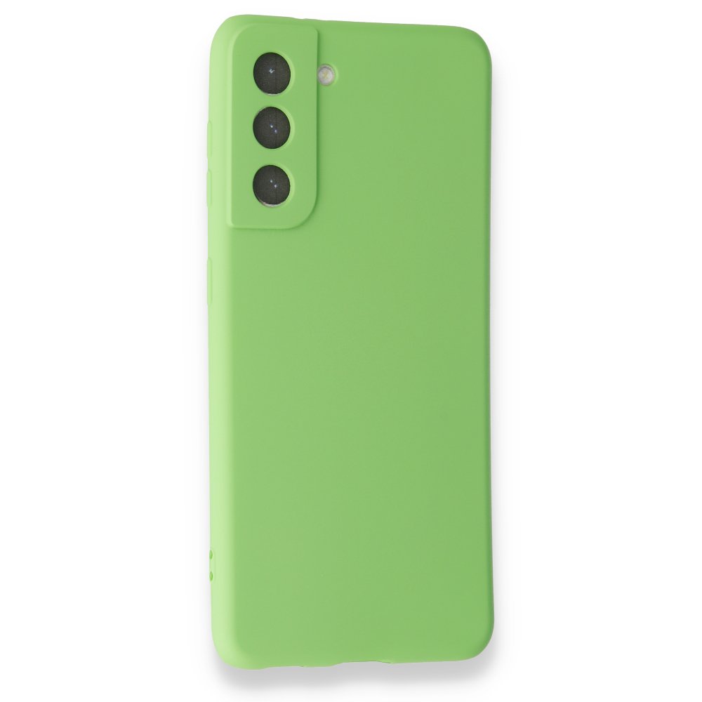 Newface Samsung Galaxy S21 Kılıf First Silikon - Yeşil