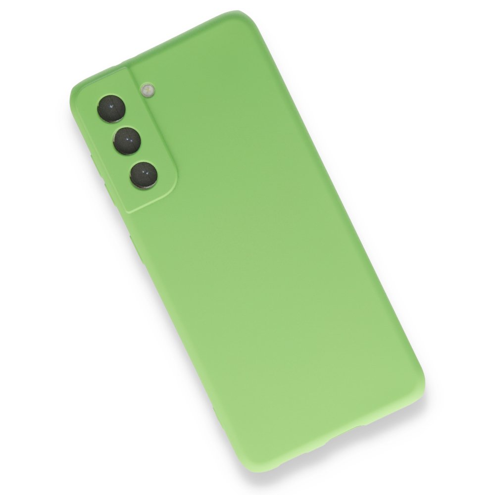 Newface Samsung Galaxy S21 Kılıf First Silikon - Yeşil