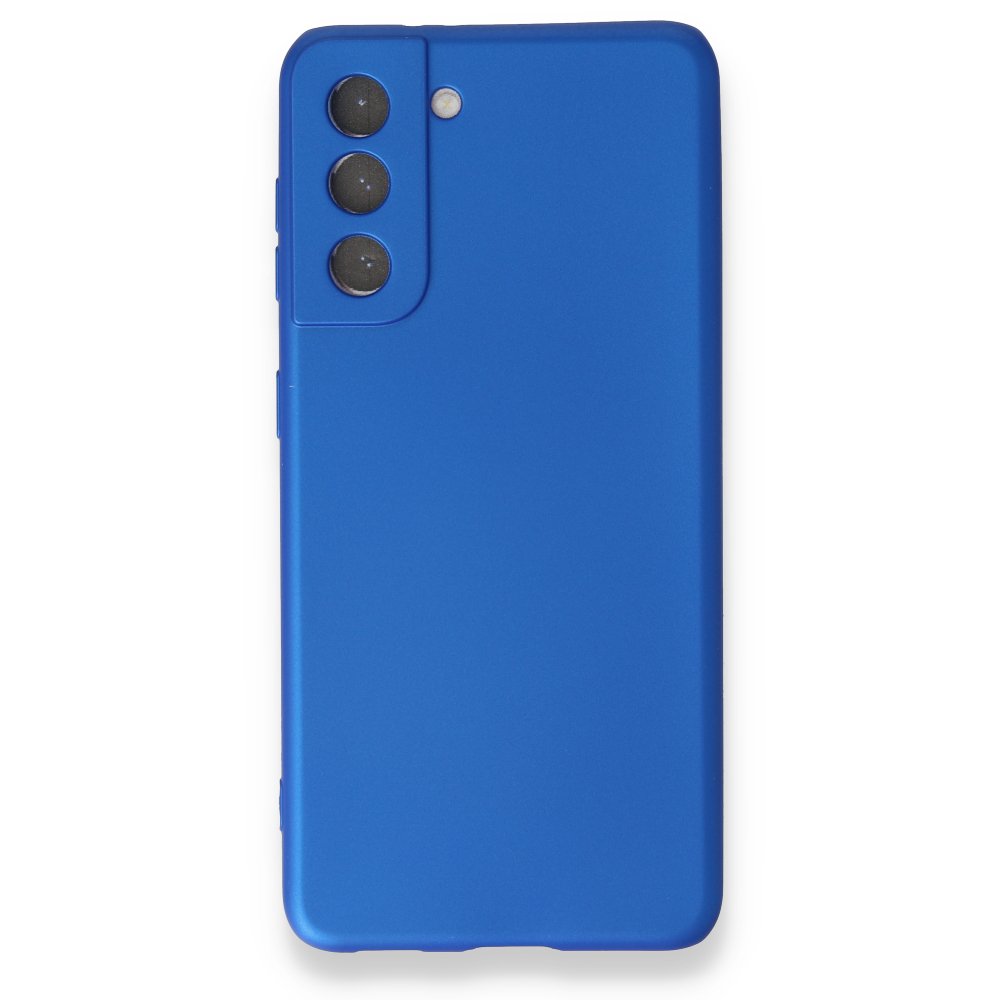 Newface Samsung Galaxy S21 Kılıf First Silikon - Mavi