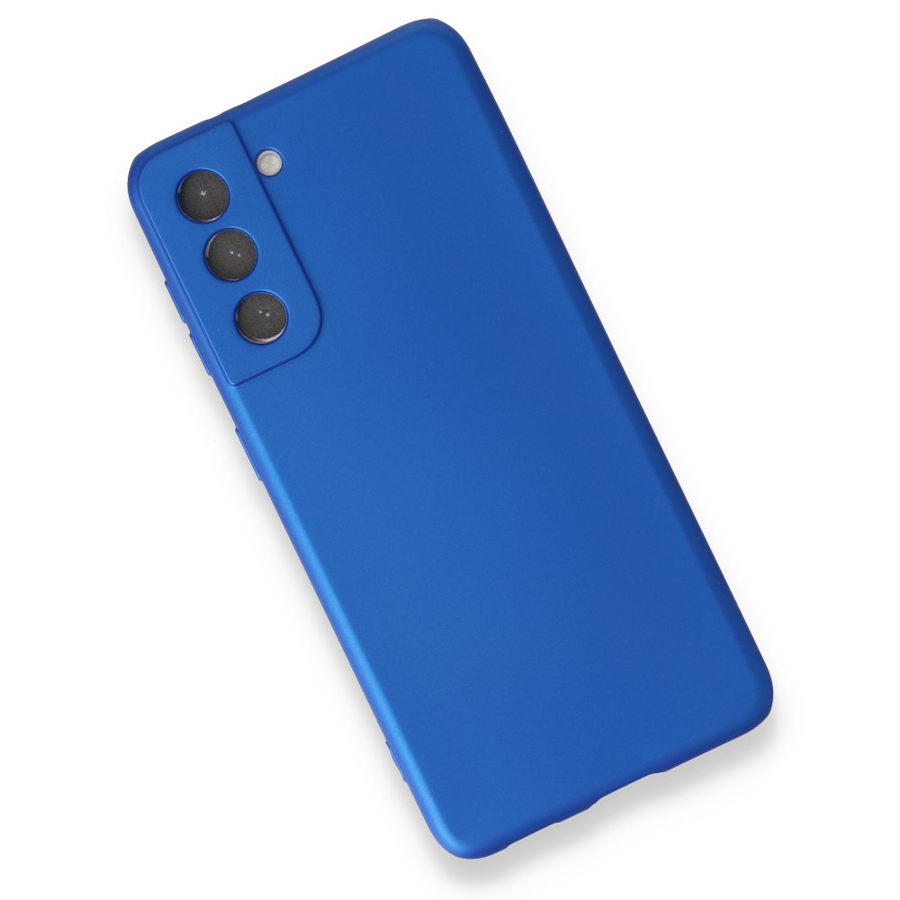 Newface Samsung Galaxy S21 Kılıf First Silikon - Mavi