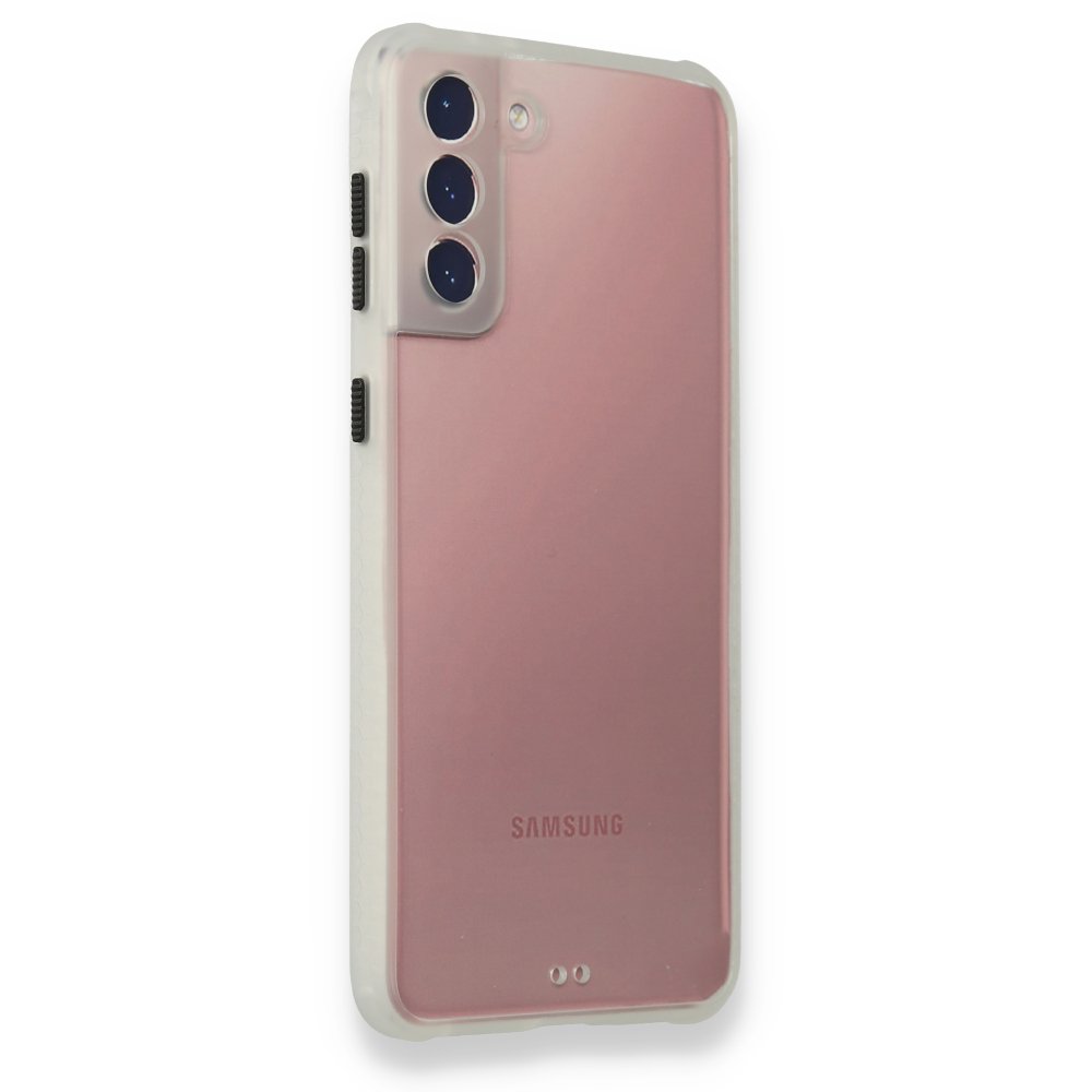 Newface Samsung Galaxy S21 Plus Kılıf Miami Şeffaf Silikon  - Şeffaf