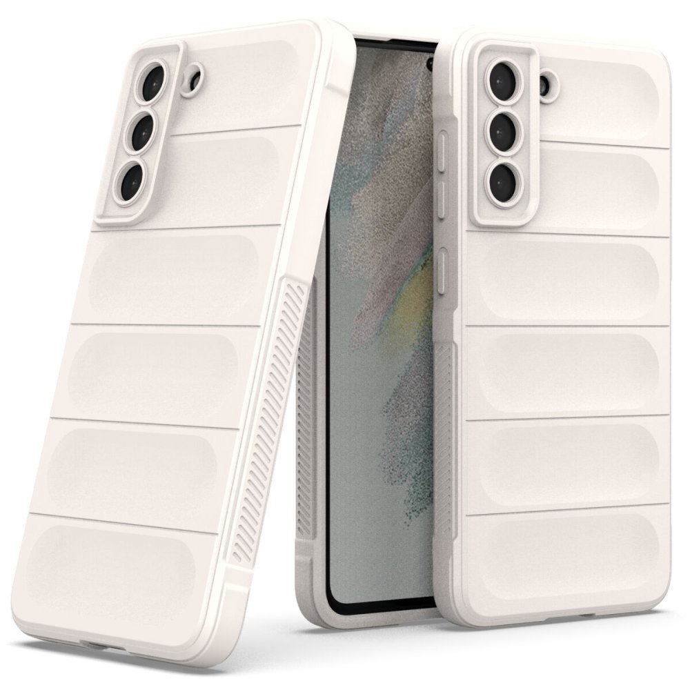 Newface Samsung Galaxy S21 Plus Kılıf Optimum Silikon - Krem