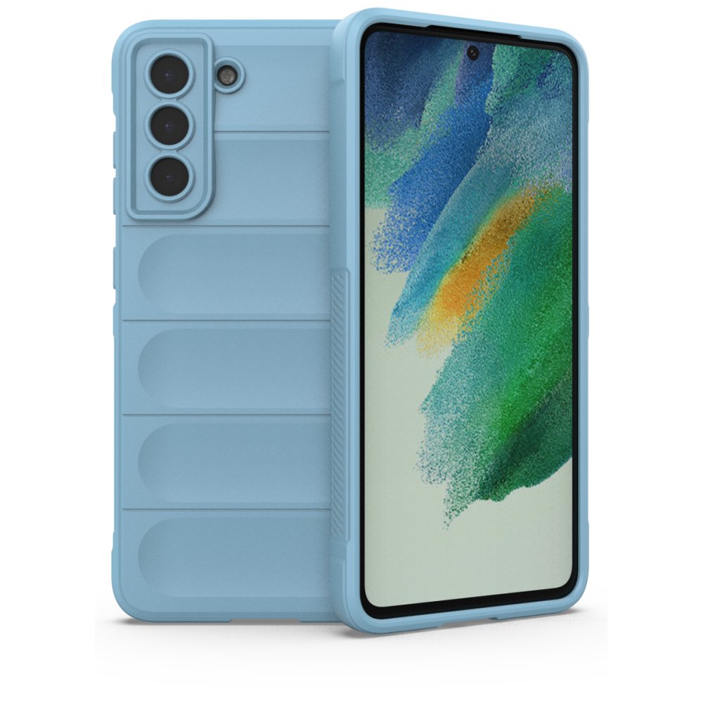 Newface Samsung Galaxy S21 Plus Kılıf Optimum Silikon - Sky Blue