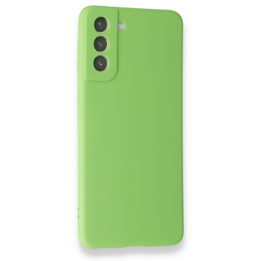Newface Samsung Galaxy S21 Plus Kılıf First Silikon - Yeşil