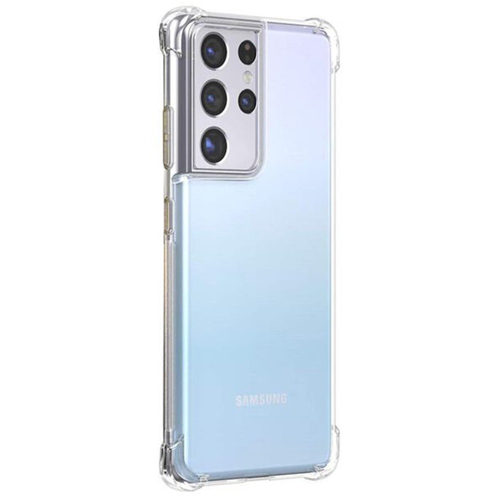 Newface Samsung Galaxy S21 Ultra Kılıf Olex Tpu Silikon - Şeffaf