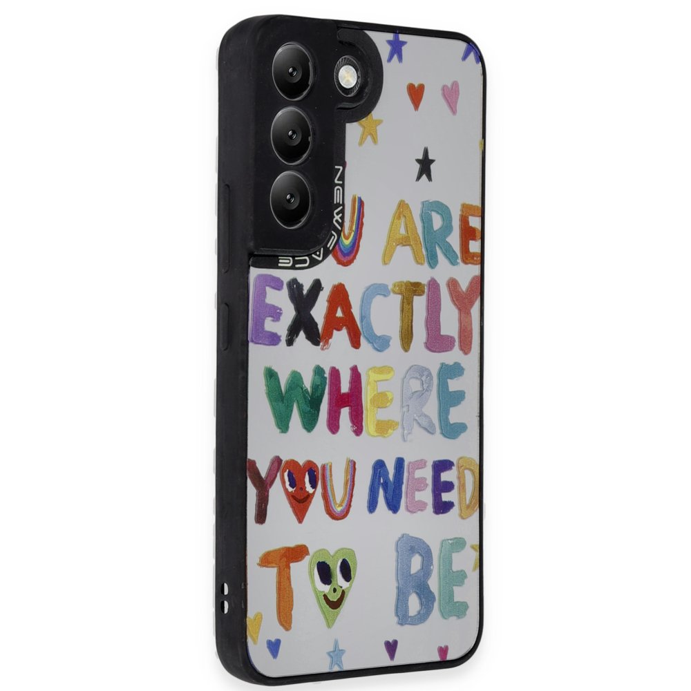 Newface Samsung Galaxy S22 Kılıf Mirror Desenli Kapak - Mirror - 10