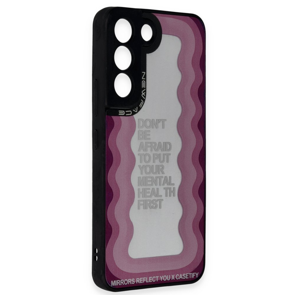Newface Samsung Galaxy S22 Kılıf Mirror Desenli Kapak - Mirror - 11