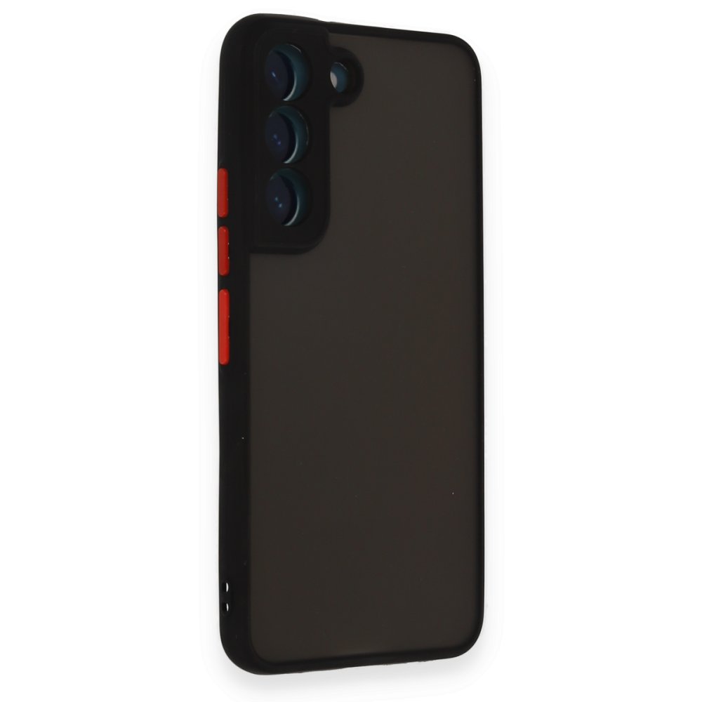 Newface Samsung Galaxy S22 Kılıf Montreal Silikon Kapak - Siyah