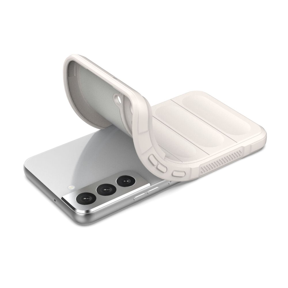 Newface Samsung Galaxy S22 Kılıf Optimum Silikon - Krem