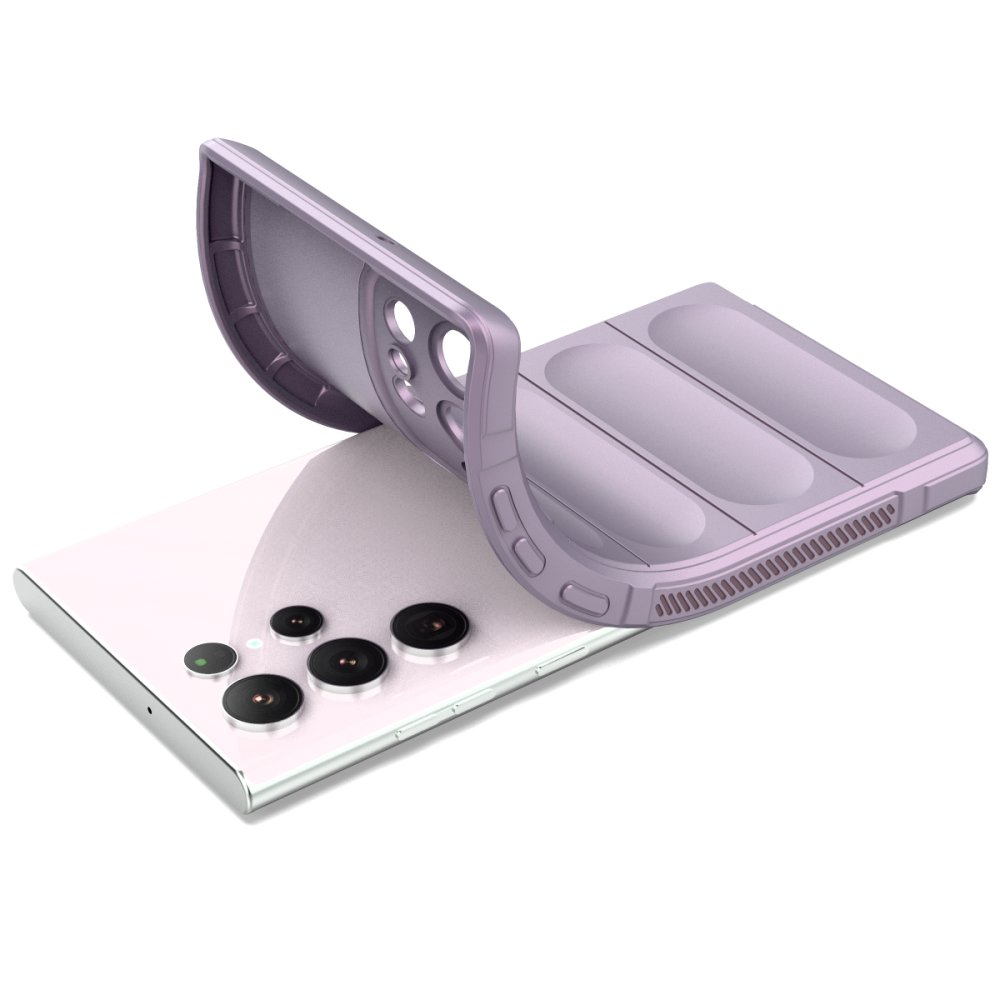 Newface Samsung Galaxy S22 Ultra Kılıf Optimum Silikon - Mor