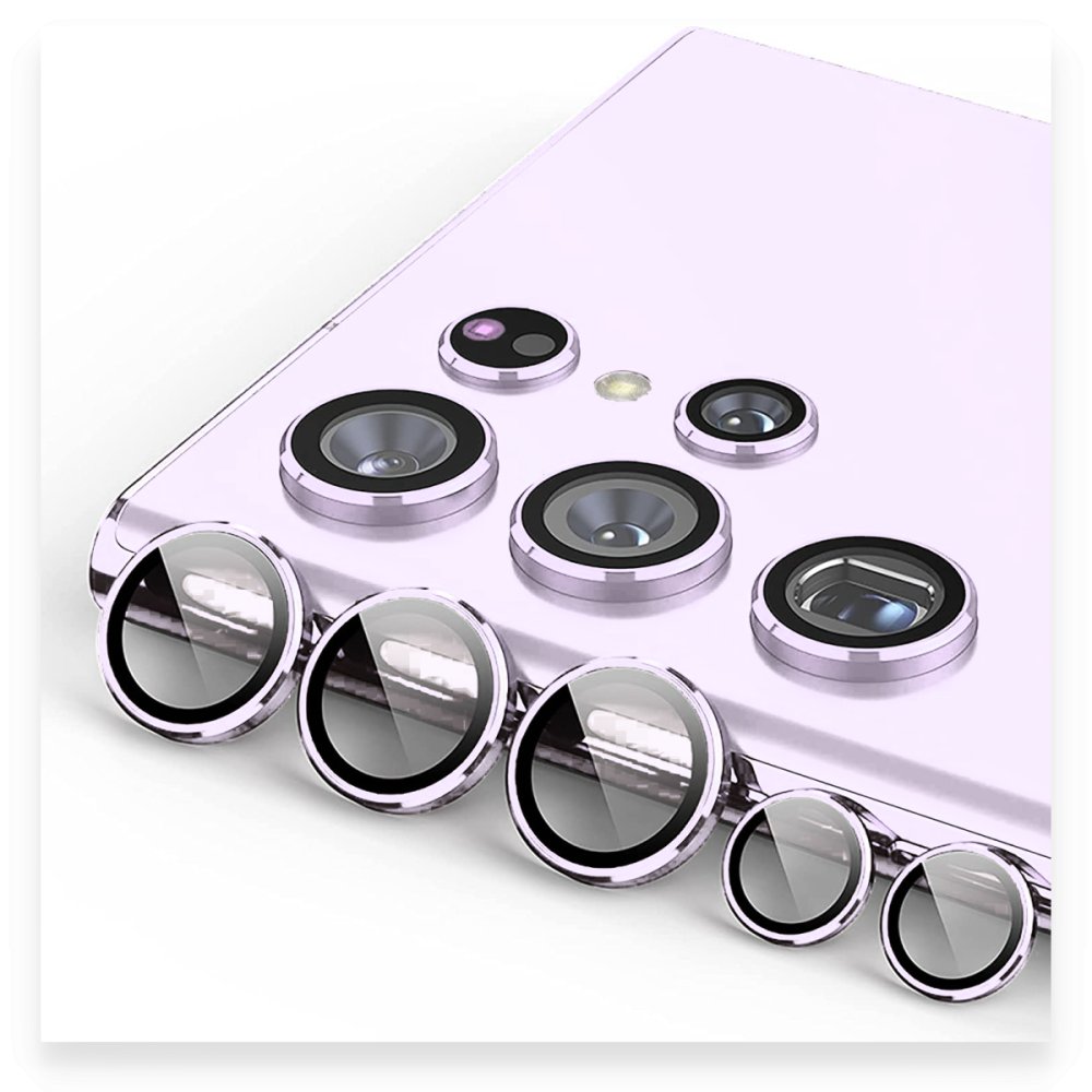 Newface Samsung Galaxy S22 Ultra Valdez Metal Kamera Lens - Derin Mor