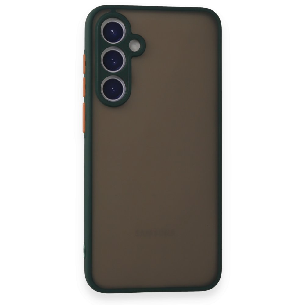 Newface Samsung Galaxy S23 FE Kılıf Montreal Silikon Kapak - Yeşil
