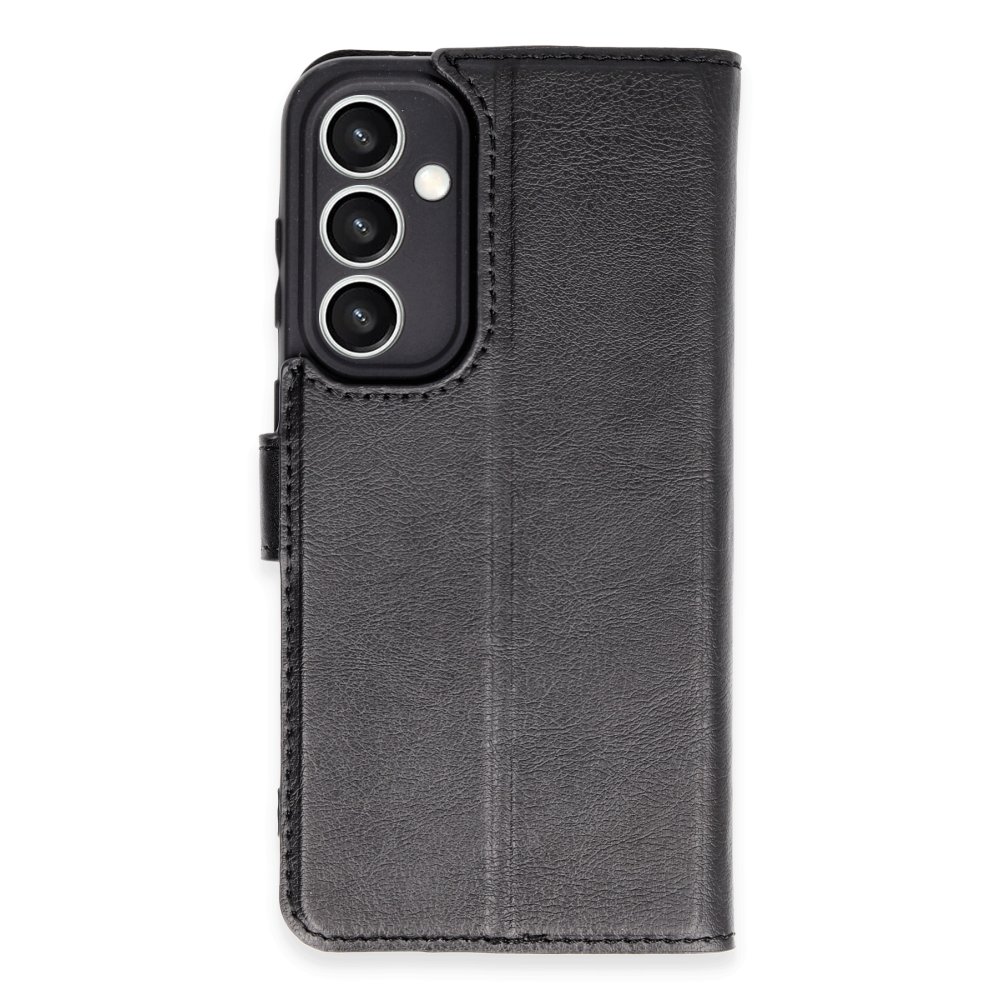 Newface Samsung Galaxy S23 FE Kılıf Trend S Plus Kapaklı Kılıf - Siyah