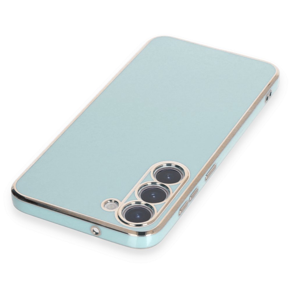 Newface Samsung Galaxy S23 Kılıf Volet Silikon - Açık Yeşil