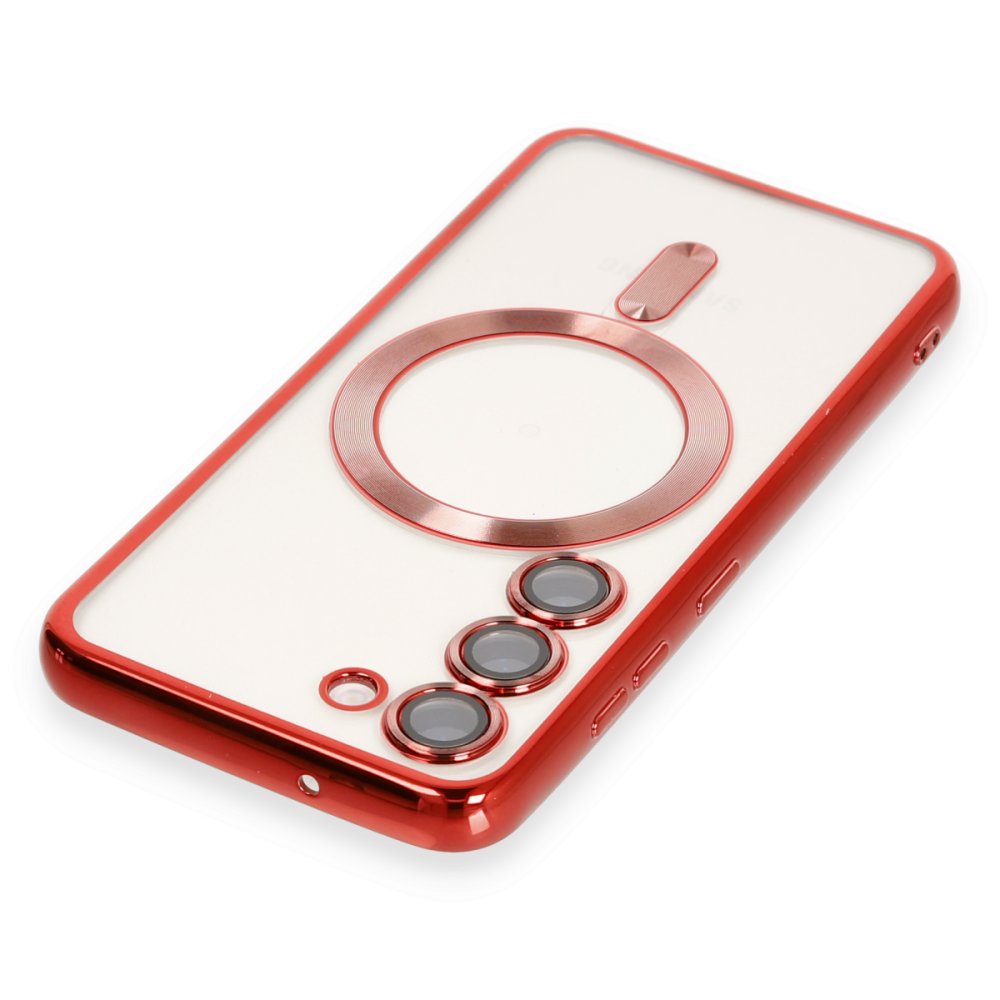Newface Samsung Galaxy S23 Plus Kılıf Kross Magneticsafe Kapak - Kırmızı