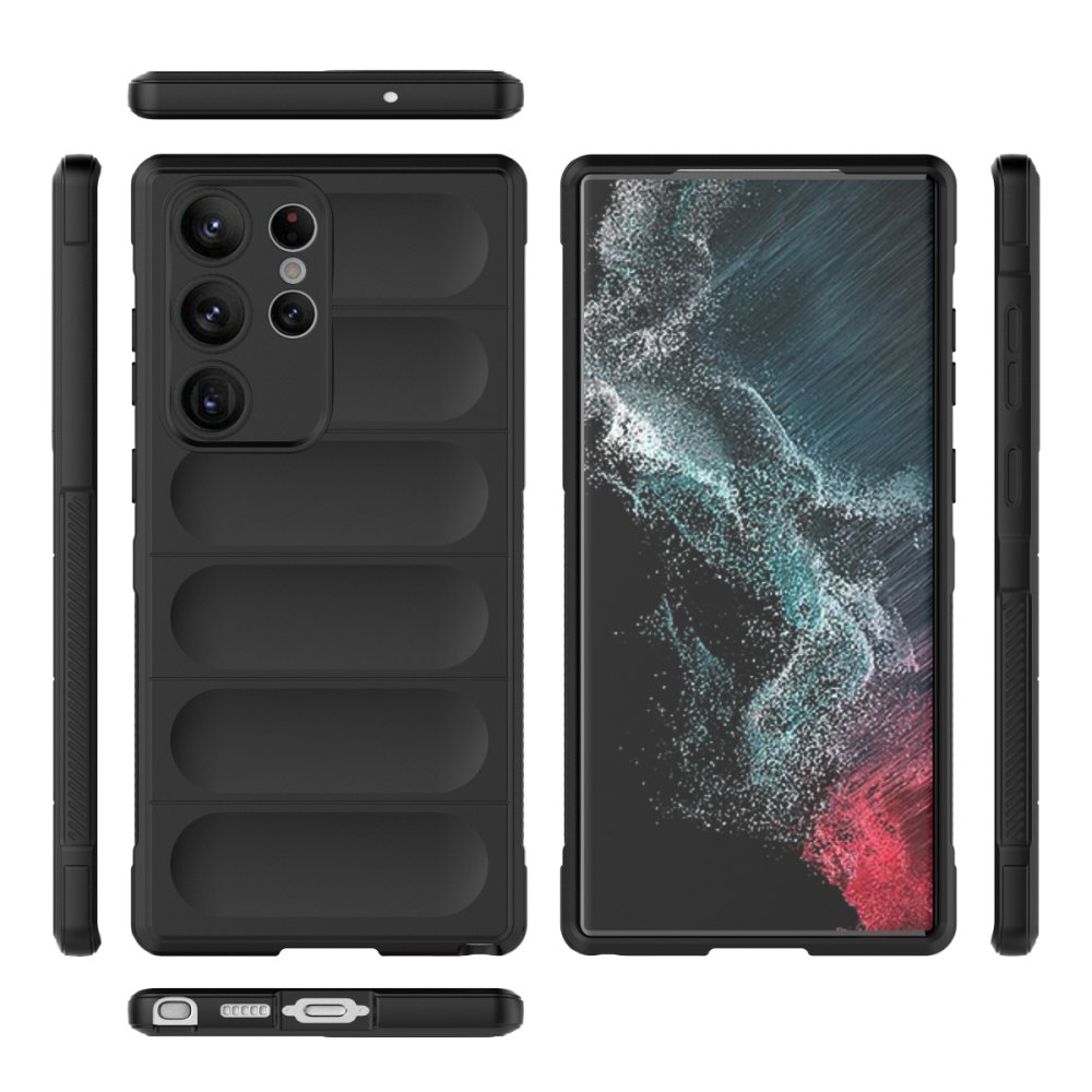 Newface Samsung Galaxy S23 Ultra Kılıf Optimum Silikon - Siyah
