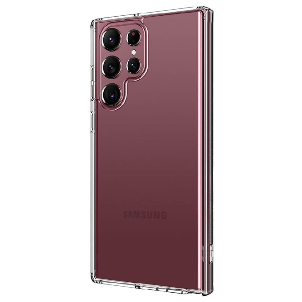 Newface Samsung Galaxy S23 Ultra Kılıf Pc Sert Şeffaf Kapak - Şeffaf