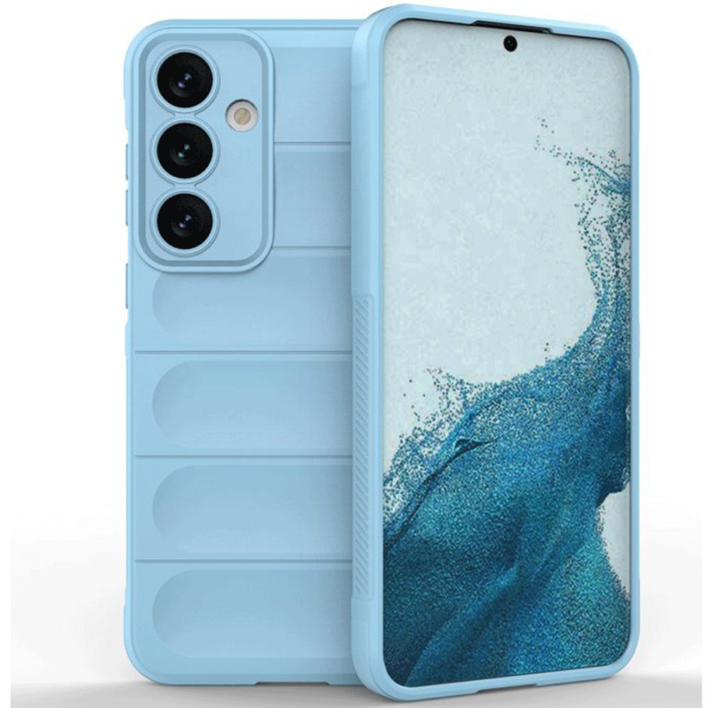 Newface Samsung Galaxy S24 FE Kılıf Optimum Silikon - Sky Blue