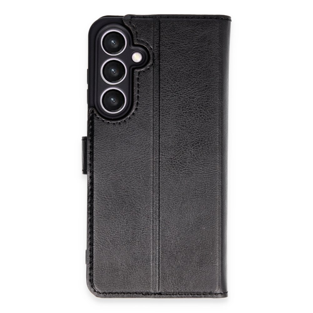 Newface Samsung Galaxy S24 FE Kılıf Trend S Plus Kapaklı Kılıf - Siyah