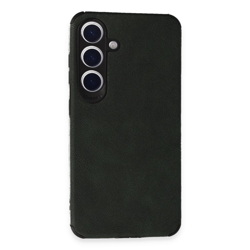 Newface Samsung Galaxy S24 Plus Kılıf Loop Deri Silikon - Yeşil
