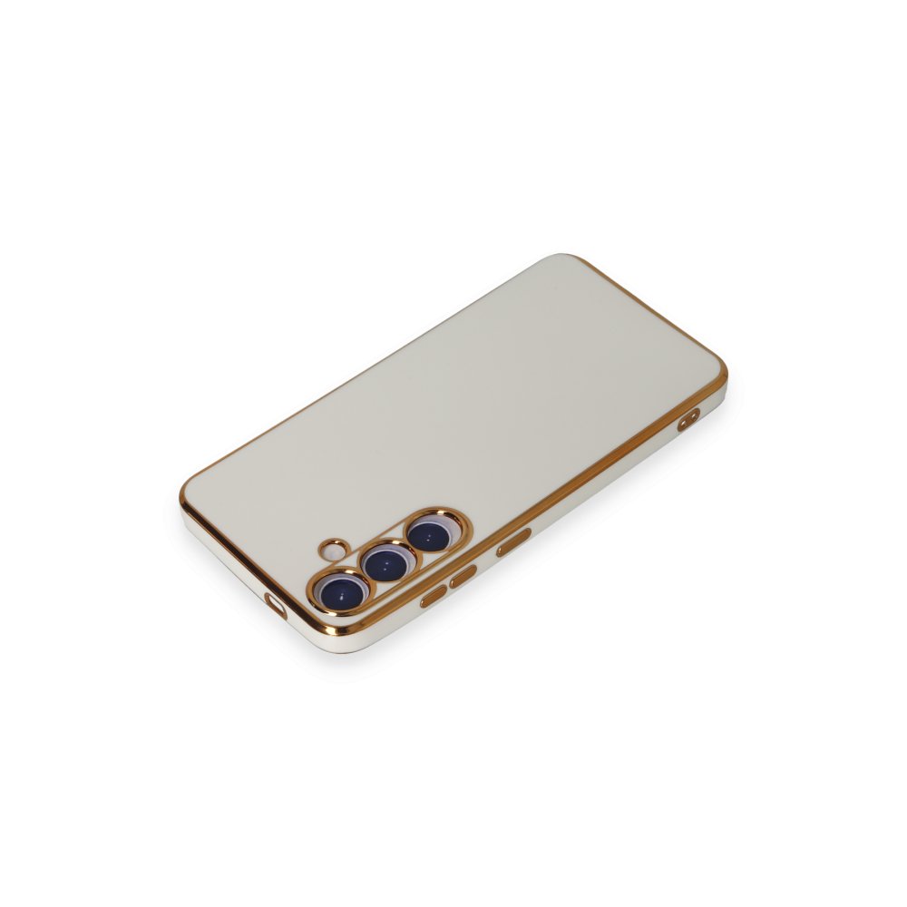 Newface Samsung Galaxy S24 Plus Kılıf Volet Silikon - Beyaz