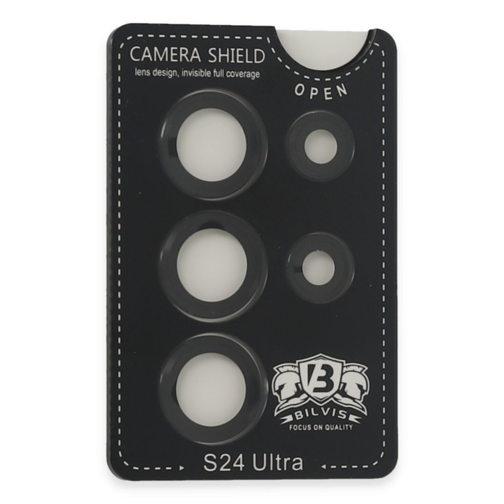 Newface Samsung Galaxy S24 Ultra Bilvis Titan Kamera Lens - Siyah