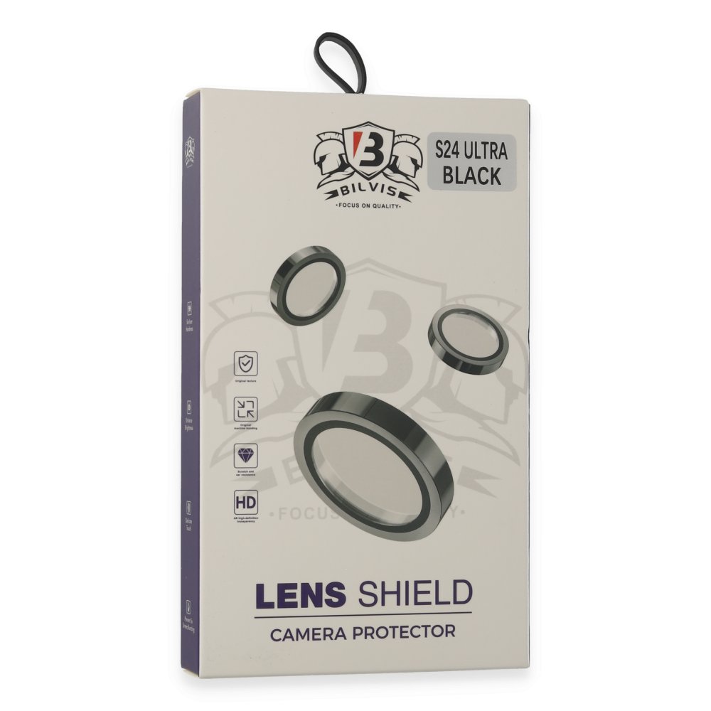 Newface Samsung Galaxy S24 Ultra Bilvis Titan Kamera Lens - Siyah