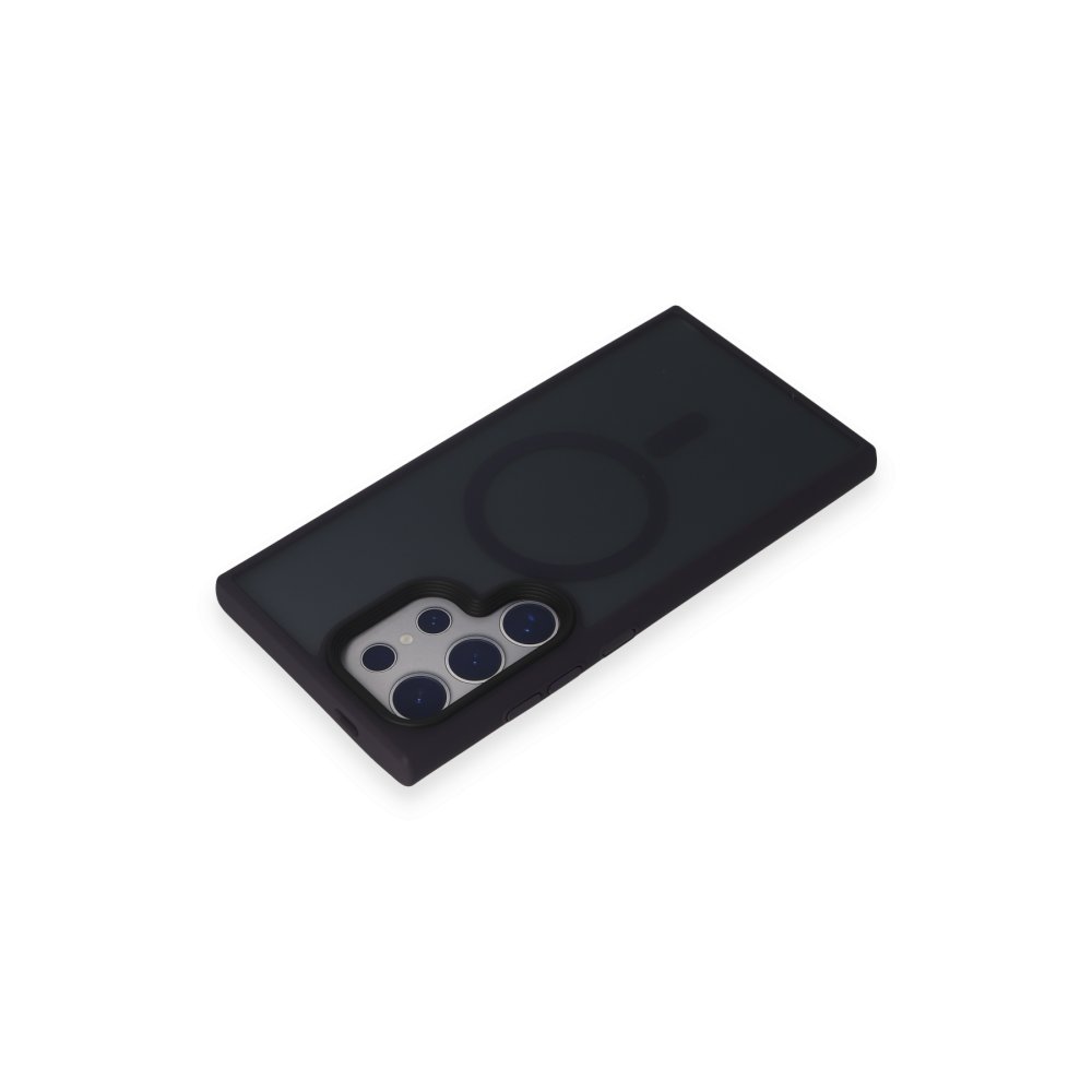 Newface Samsung Galaxy S24 Ultra Kılıf Trex Magneticsafe Kapak - Derin Mor