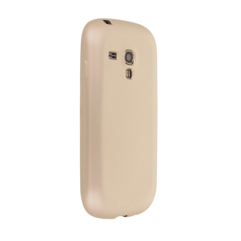 Newface Samsung Galaxy i8190 / S3 Mini Kılıf First Silikon - Gold
