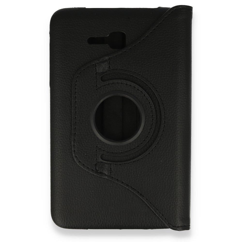 Newface Samsung Galaxy T110 / T113 Tab 3 Lite 7 Kılıf 360 Tablet Deri Kılıf - Siyah