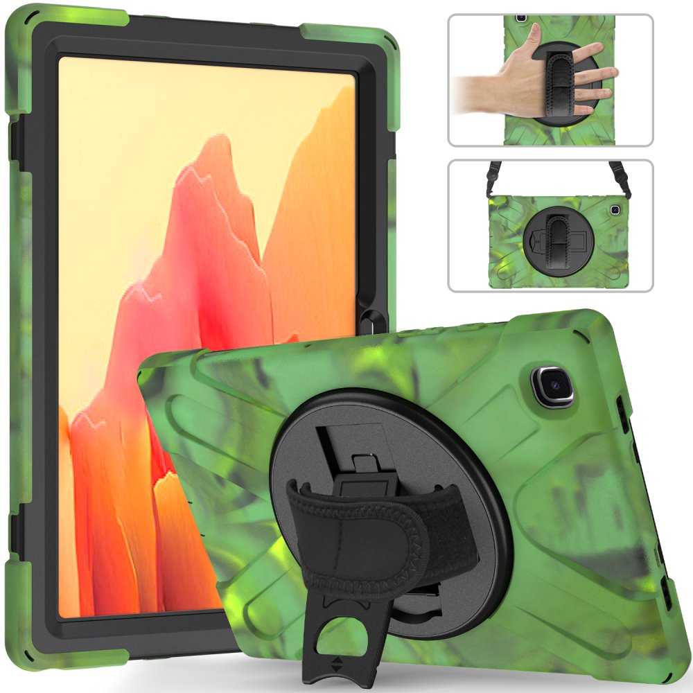 Newface Samsung Galaxy T220 Tab A7 Lite 8.7 Kılıf Amazing Tablet Kapak - Kamuflaj