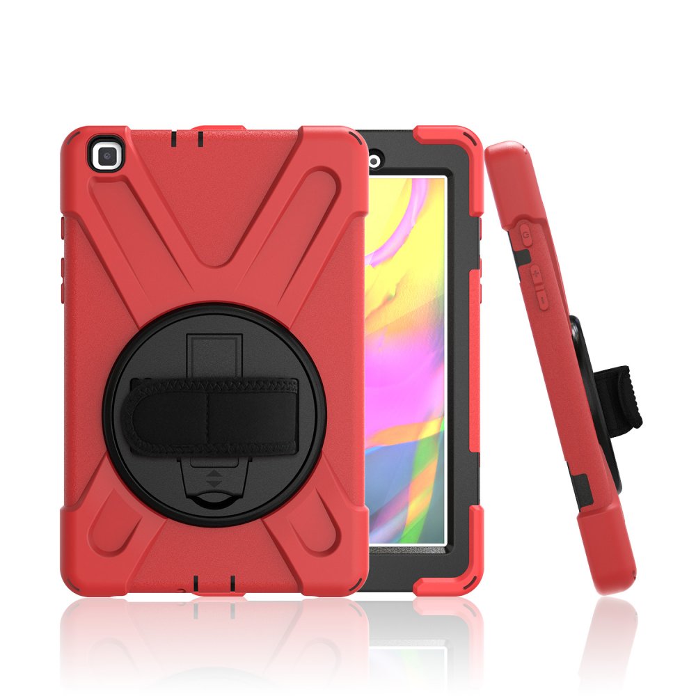 Newface Samsung Galaxy T290 Tab A 8 Kılıf Amazing Tablet Kapak - Kırmızı