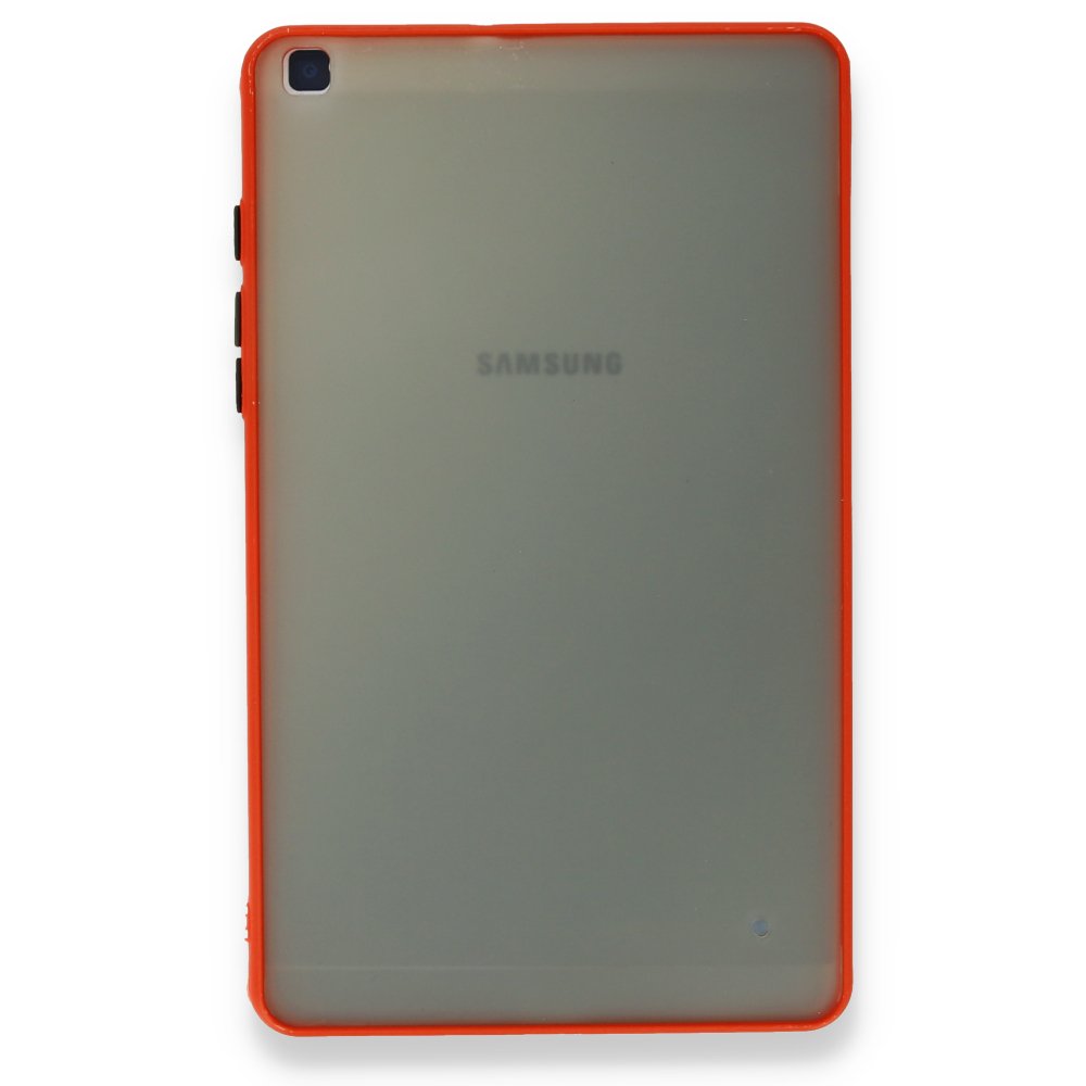 Newface Samsung Galaxy T500 Tab A7 10.4 Kılıf Tablet Montreal Silikon - Kırmızı