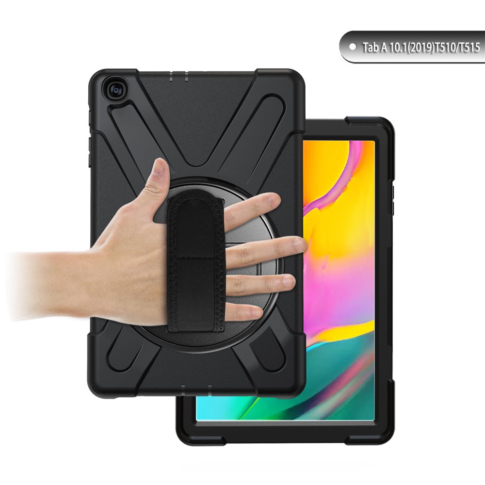 Newface Samsung Galaxy T510 Tab A 10.1 Kılıf Amazing Tablet Kapak - Siyah