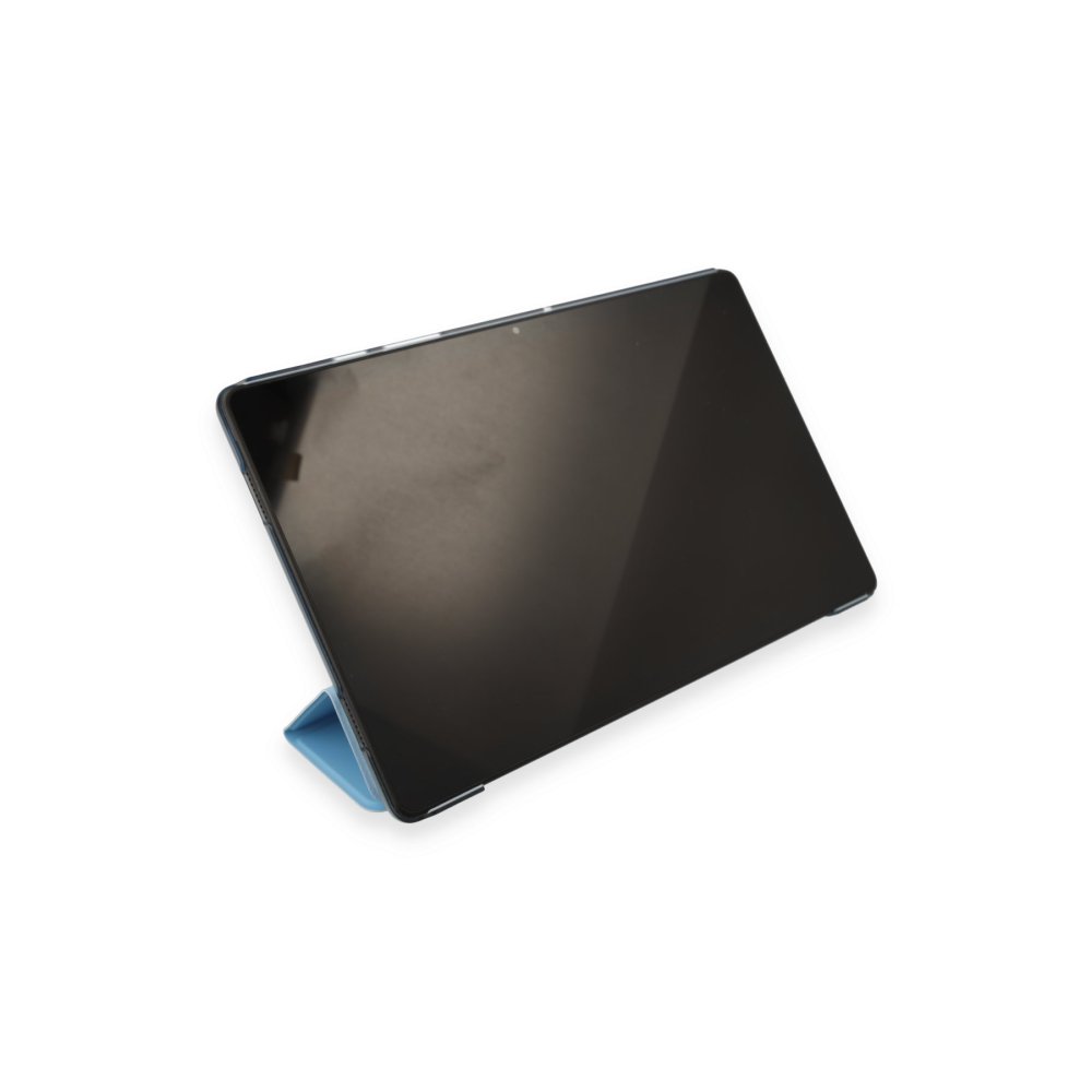 Newface Samsung Galaxy T737 Tab S7 FE 12.4 Kılıf Tablet Smart Kılıf - Mavi