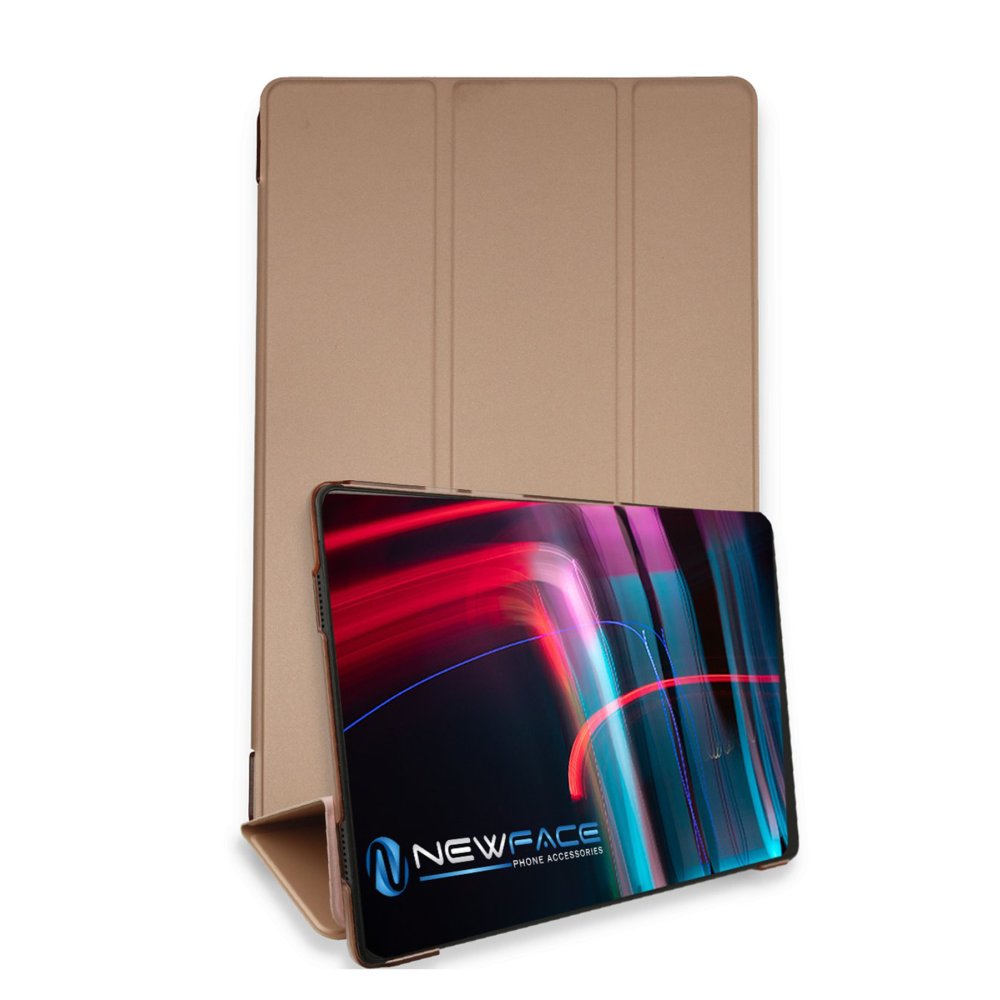Newface Samsung Galaxy T737 Tab S7 FE 12.4 Kılıf Tablet Smart Kılıf - Rose Gold