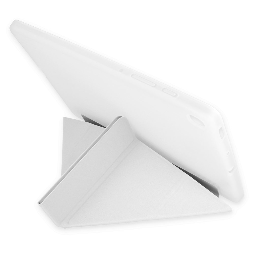 Newface Samsung Galaxy T970 Tab S7 Plus 12.4 Kılıf Kalemlikli Mars Tablet Kılıfı - Gri