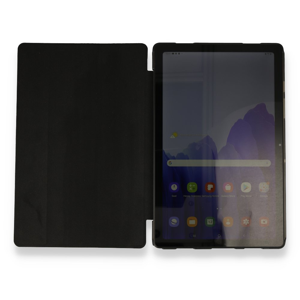 Newface Samsung Galaxy T970 Tab S7 Plus 12.4 Kılıf Tablet Smart Kılıf - Siyah