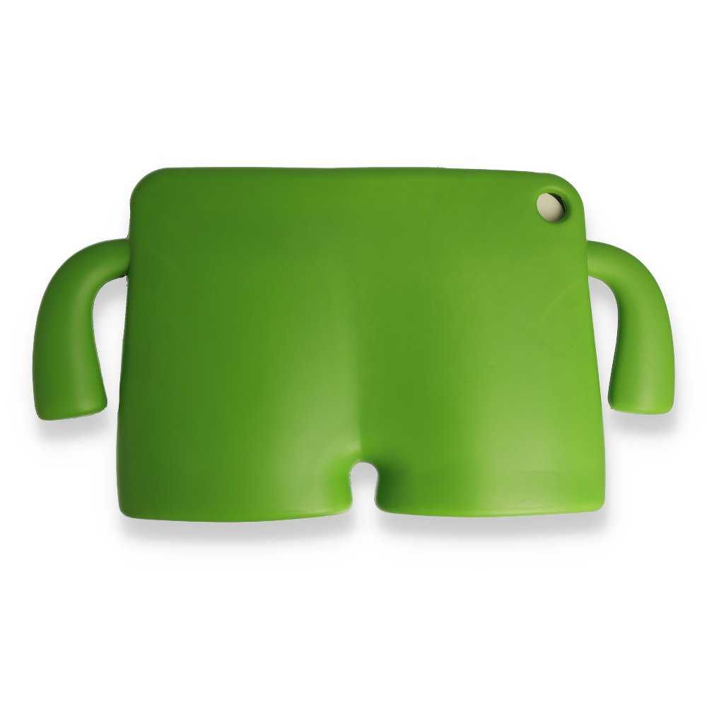 Newface iPad Mini 3 Kılıf Karakter Tablet Silikon - Yeşil