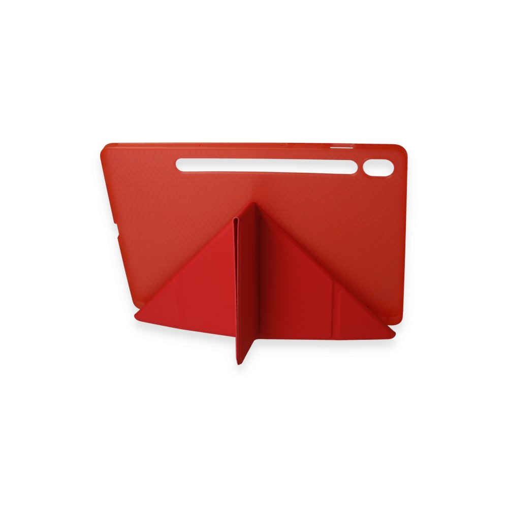 Newface Samsung Galaxy Tab A9 Kılıf Kalemlikli Mars Tablet Kılıfı - Kırmızı