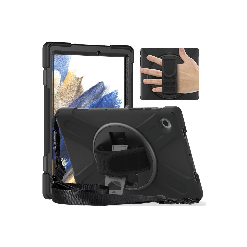 Newface Samsung Galaxy Tab A9 Plus Kılıf Amazing Tablet Kapak - Siyah
