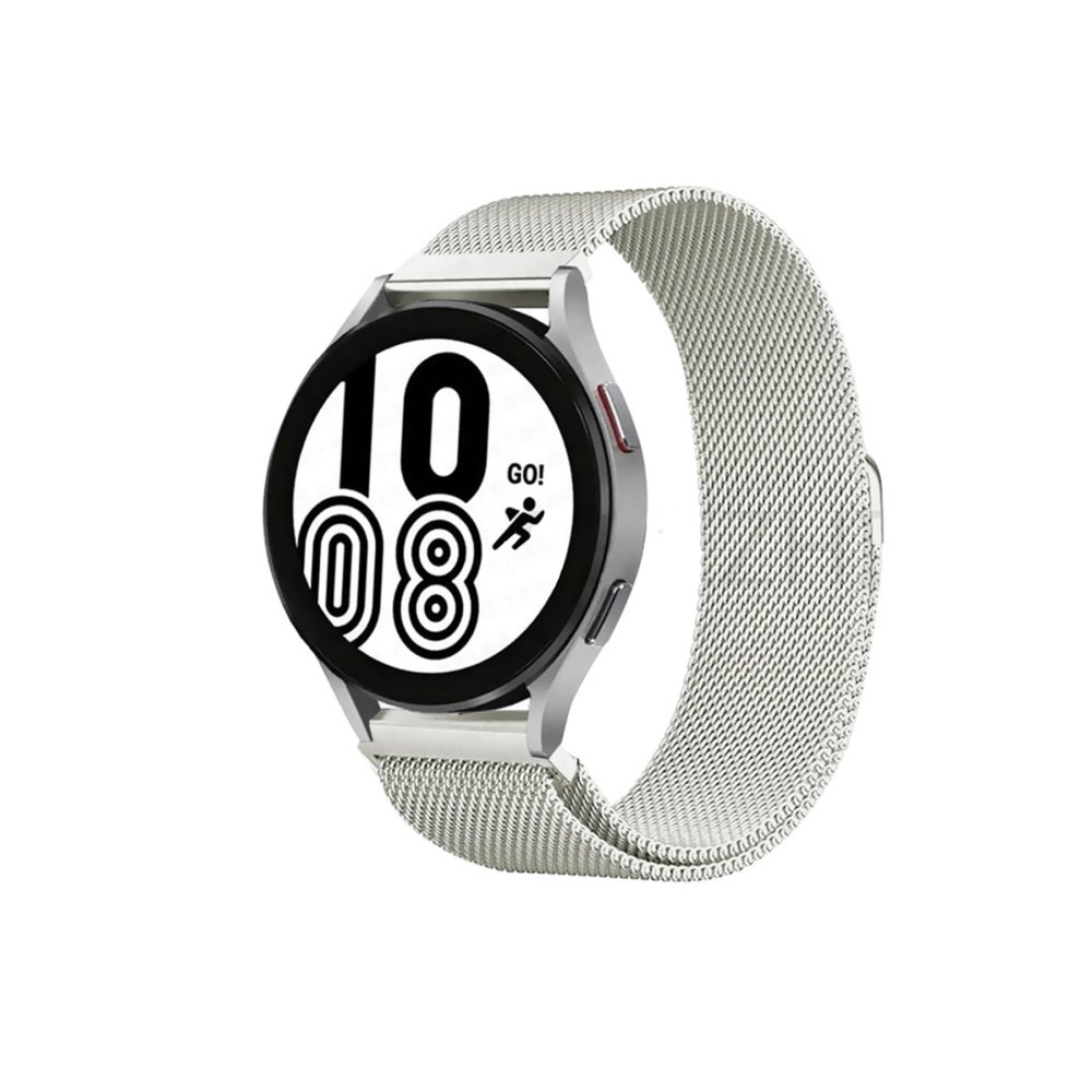 Newface Samsung Galaxy Watch 5 Metal Mıknatıslı Kordon - Gümüş