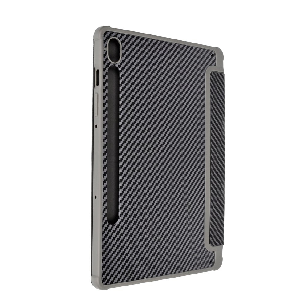 Newface Samsung Galaxy X510 Tab S9 FE 11 Kılıf Color Karbon Tablet Kılıfı - Siyah